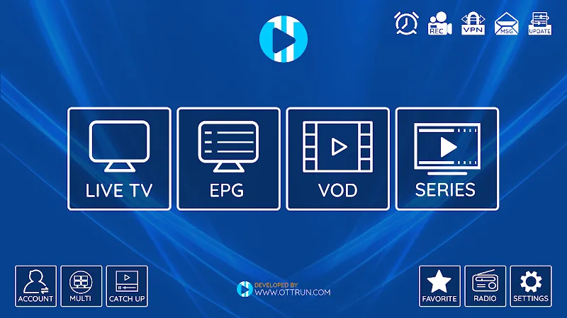 XCIPTV home